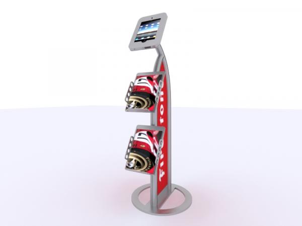 See the MOD-1357 for the Portable iPad Kiosk Version